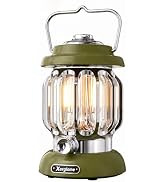 Xerglome Retro Metal LED Camping Lantern Rechargeable Warm Filament Light | 5000mAh rechargeable ...