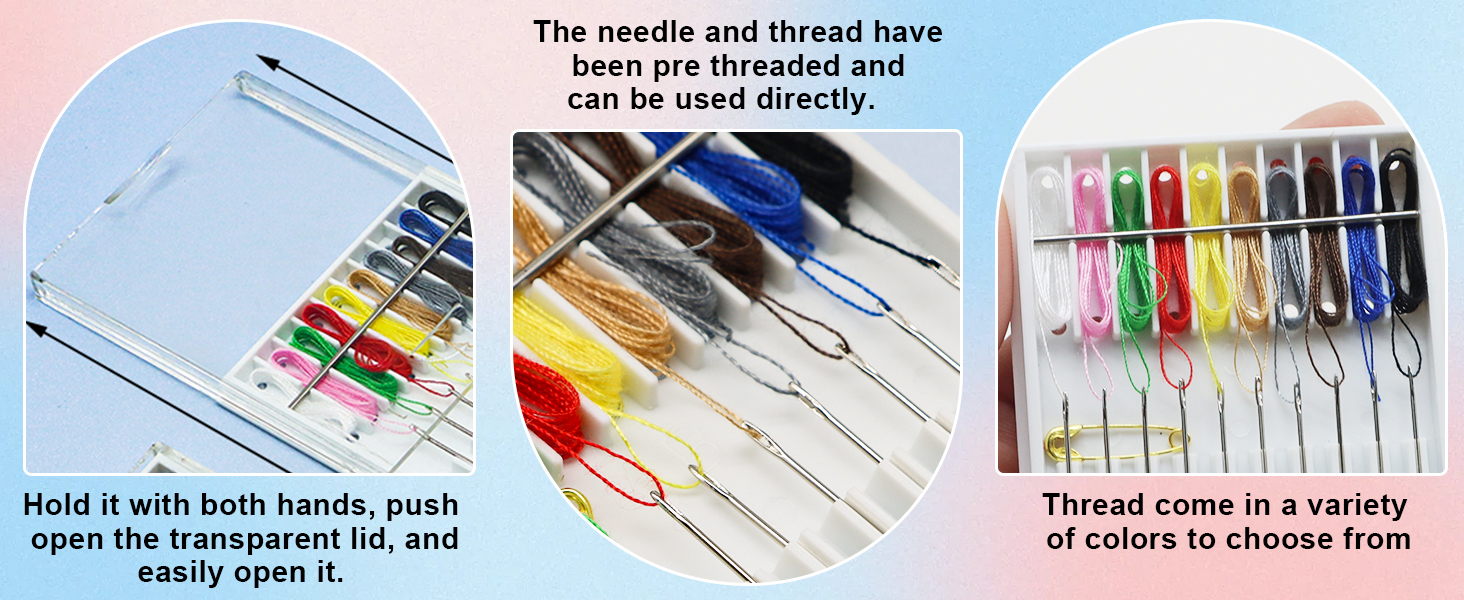 pre threaded needle kit