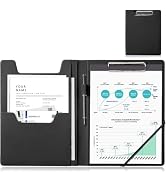 ProCase Clipboard Folder Portfolio, Leather Business Padfolio Organizer Letter Size Professional ...