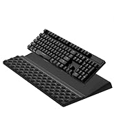 Ospelelf Keyboard Stand with Wrist Rest, Comfy Ergonomic Keyboard Riser Holder for Office Home
