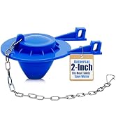 2-Inch Toilet Flapper Replacement Kit Compatible with Most Kohler, American Standard, TOTO & Stan...