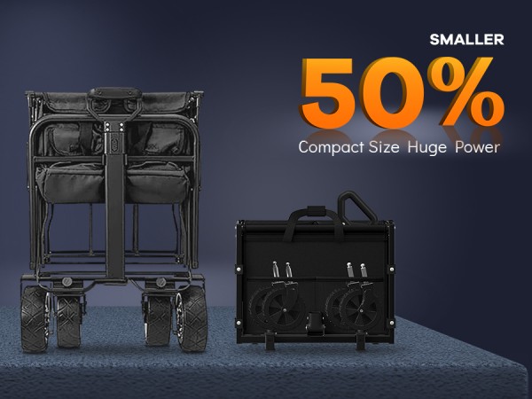 small size easy to fold up and place in the car
