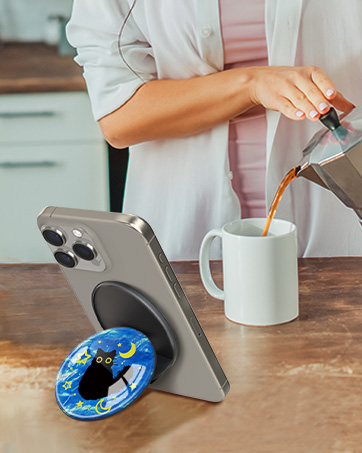 LISEVO Magnetic Phone Grip Compatible with MagSafe