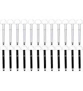 Mikikit Mini Stylus Pen, 24 Pcs Stylus Pens for Touch Screens Keychain Stylus Pen Ballpoint Pen T...