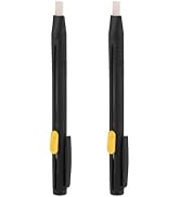 Rosojodg 2Pcs Black Pen Tailors Chalk Pencil Sewing Fabric Markers, Erasable Chalk Pencil Disappe...