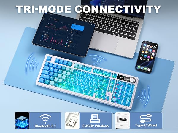 AK980 V2 Pro Wireless Mechanical Keyboard