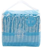 Littleforbig Adult Printed Diaper 10 Pieces - Nursery Blue (Medium 28