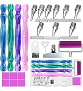 LEIYULY 23PCS Diamond Art Pen, With 1~9 Stainless Steel Nibs, Ergonomic Diamond Art Pen