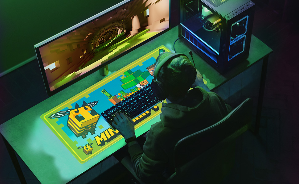 Minecraft Desk Pad for Kids and Teenagers