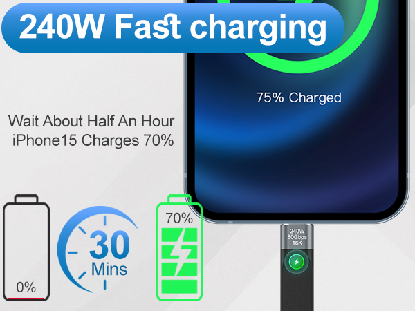 usb c 240W cable
