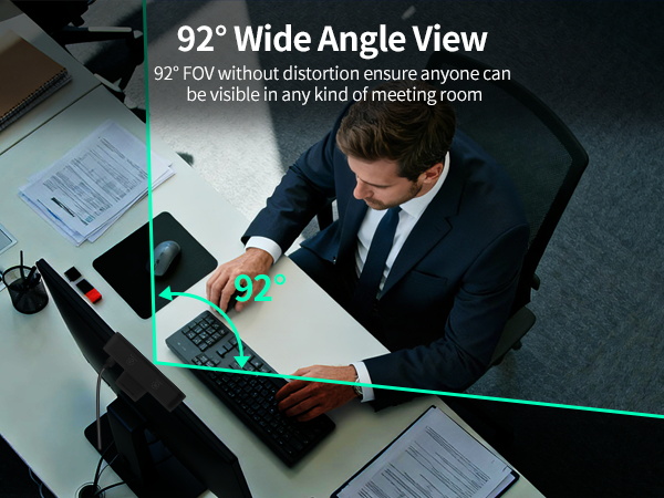 wide angle view webcam