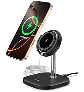 SwanScout Wireless Charger Stand for iPhone 16/15/14/13/12 Series, Detachable Magnetic Wireless C...