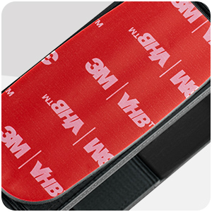 Horizontal mounts for routers laptops 3m tape stick-on safe storage
