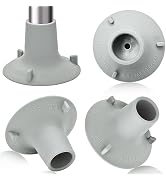 Shower Chair Replacement Feet 4 Pack 1-1/8" I.D Non Slip Waterproof Adults Bath Seats Rubber Suct...