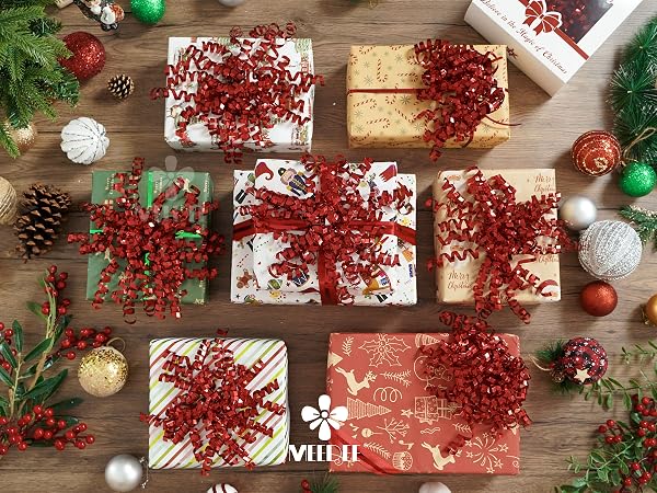 red bows christmas