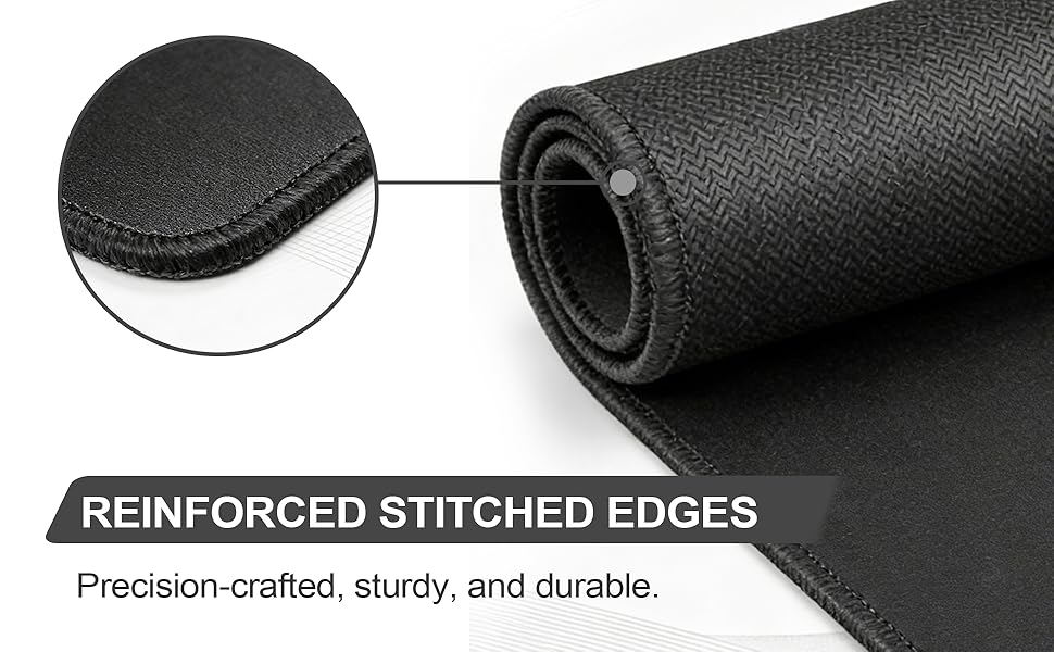 REINFORCED STITCHED EDGES