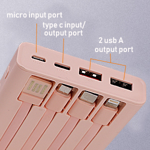 4 port for input and output