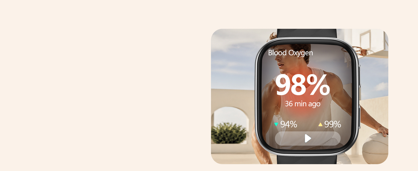 smart watches with blood oxy-gen monitor
