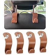 Smeyta Car Hook for Purses and Bags 4 Packs, Universal Car Vehicle Headrest Hook,Vehicle Storage ...