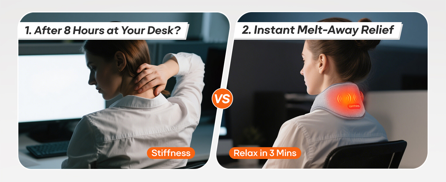neck wrap with vibration massager