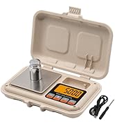 UNIWEIGH Gram Scale for Food,300g/0.01g Digital Weight Grams and Ounces,Mini Pocket Scale with LC...