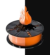 iBOSS 3D PLA Plus Printer Filament, 1.75mm Glow in The Dark Orange PLA+ Filament for 3D Printing,...