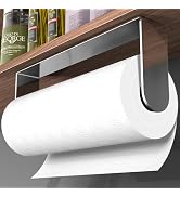 ZUNTO Adhesive Paper Towel Holder, Under Cabinet Paper Towel Rack for Kitchen - Great Space Saver...