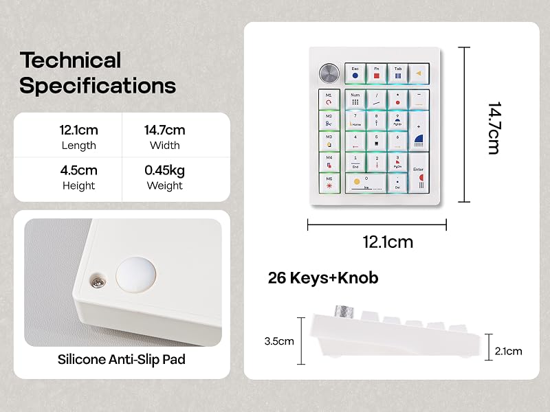 EPOMAKER TH26 Wireless Numpad