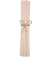 10 inch 20 Pcs Natural Rattan Wood Reed Diffuser Sticks Essential Oil Aroma Replacement Aroma Ree...