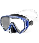 Adult Diving Masks Full Face Snorkel Mask -Anti-Fog Dry Snorkel System Prevents Leaks for Effortl...