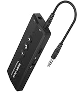 Bluetooth 5.0 Transmitter Receiver 3-in-1, Isobel Wireless 3.5mm Audio Adapter for TV PC Headphon...