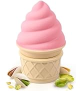 Fred Spice Ice Cream Shaped Herb Grinder - Ceramic Herb Prep Tool for Fresh Herbs & Botanicals, C...