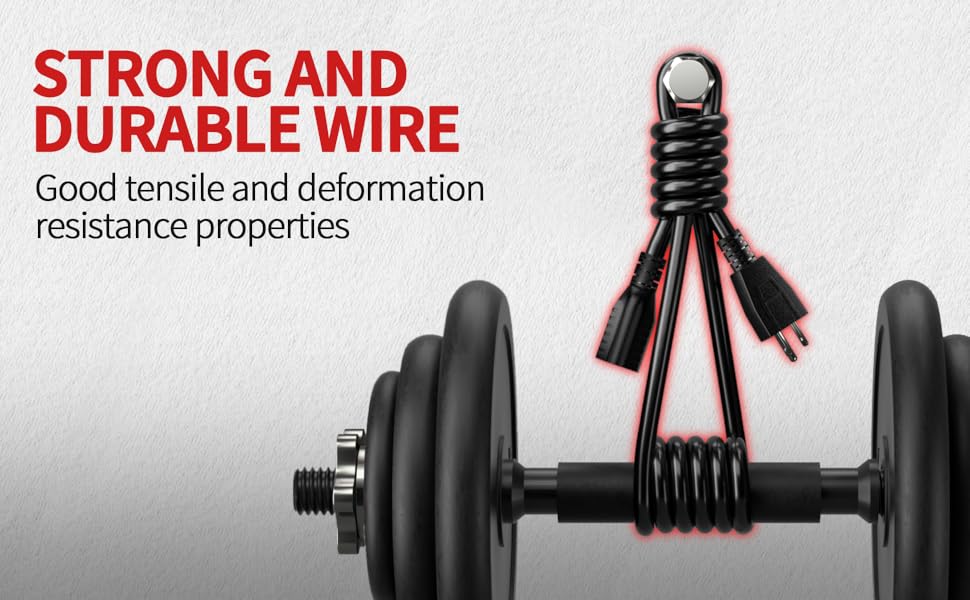 black outdoor extension cord