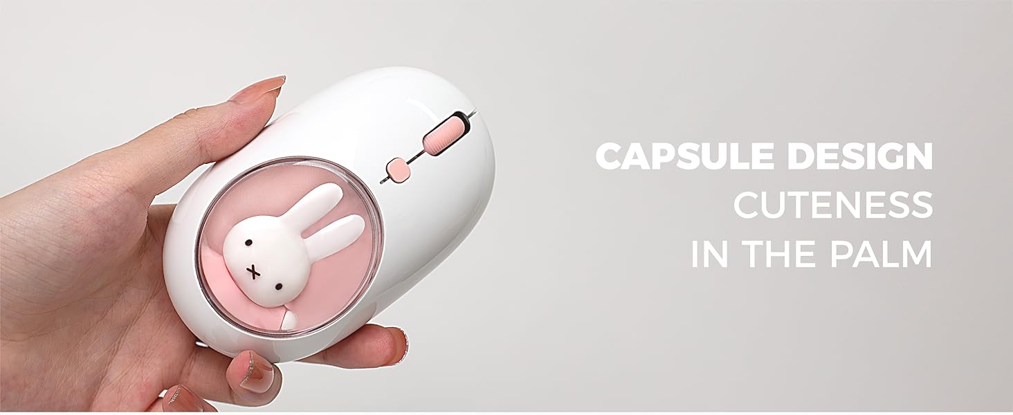 MIFFY MIPOW Dual Mode Wireless Mouse (2.4GHz + Bluetooth 5.0) for Windows, MacOS, iOS, Android