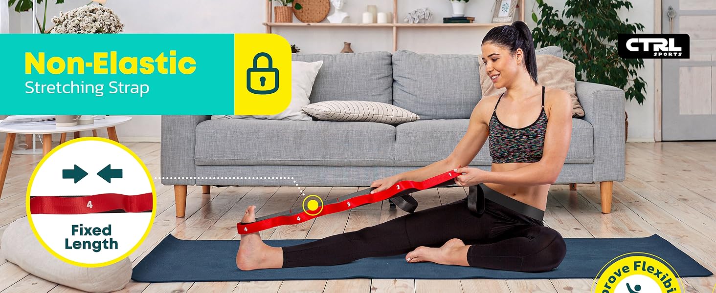 stretching strap with loops