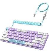 ZIYOU LANG RK-T8 Wired 65% Mechanical Gaming Keyboard with RGB LED Backlit Anti-ghosting TKL Mini...