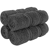 American Soft Linen Washcloths for Bathroom, 100% Turkish Cotton Washcloth Set of 4, 13x13 in Sof...