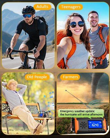 Solar Crank Radio for Multiple Scenarios