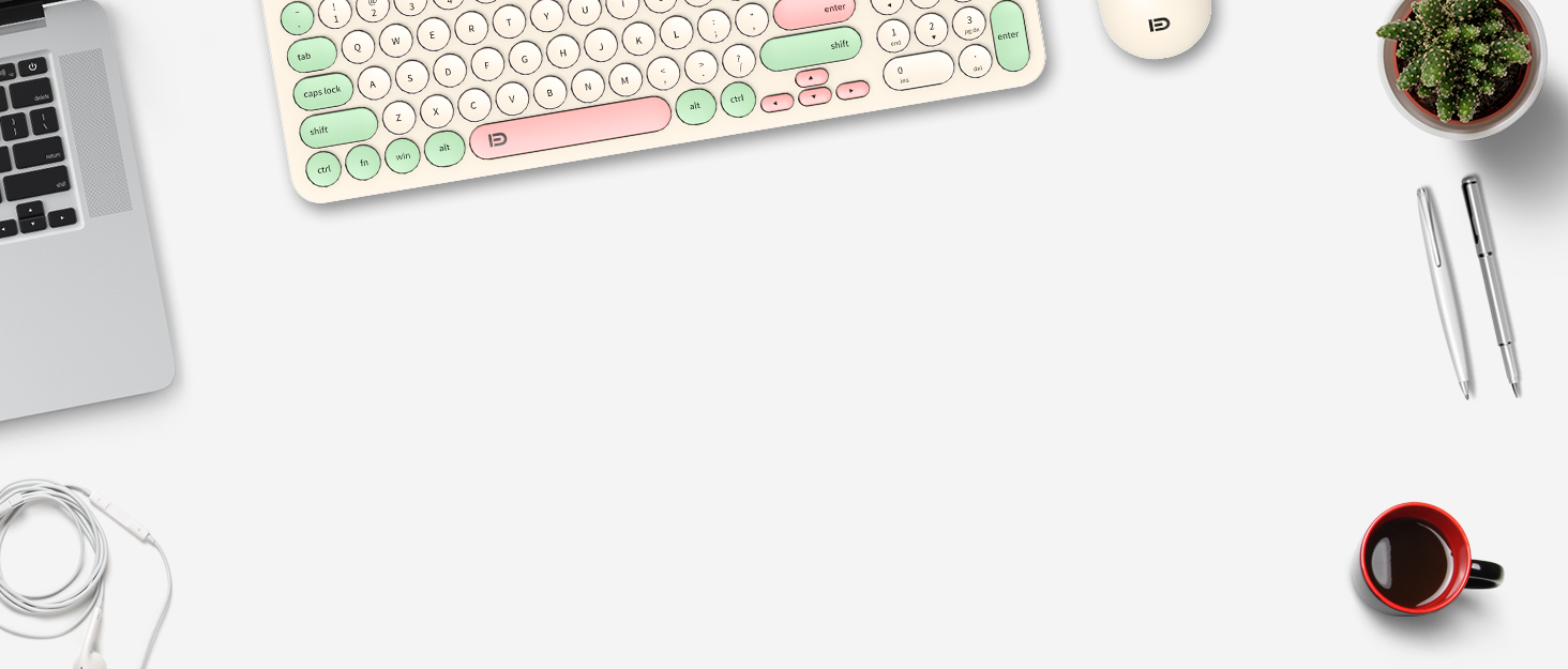 Wireless Keyboard and Mouse Combo