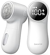 GAIATOP Fabric Shaver, Rechargeable Lint Remover Sweater Defuzzer, Intelligent Digital Display Li...