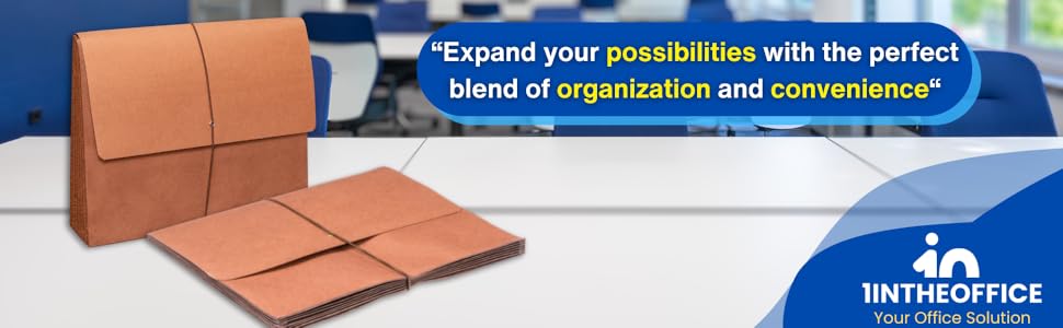Expanding File Wallet with Flap and Cord Closure