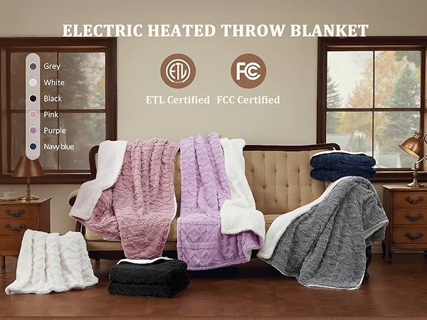 Heated Electric Blanket Heating throw