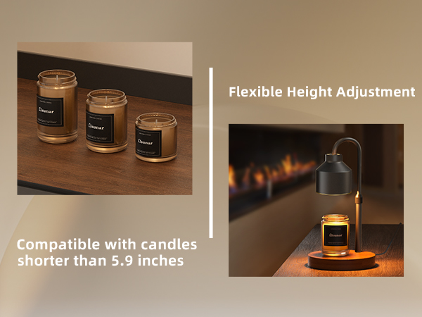 candle warmer lamp black