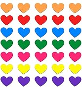 STARUBY 35 PCS Fridge Magnet Heart Refrigerator Magnets Functional Classroom Magnets Sets Colorfu...