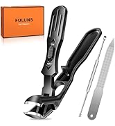 Angled Head Nail Clippers for Seniors Thick Nails,Toenail Clippers for Men with Wide Opening Heav...