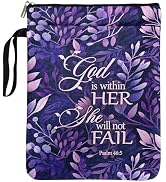 Religion Encourage Christian Psalm 46:5 Book Cover Gifts for Book Lovers Teachers Students Women,...