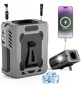 Godboat Portable Waist Fan Clip, 5-Speed Personal Cooling Fan,10000mAh Rechargeable up to 24H, We...