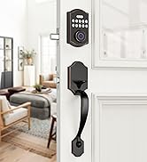 key pad door lock with handle