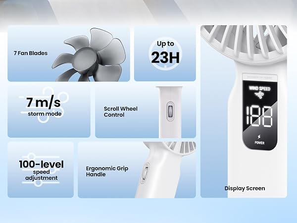 portable fan handheld fan hand fan travel fan hand held fan personal fan fan portable