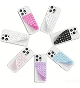 (7 Pack) Silicone Suction Cup Phone Case Mount Double Sided, Sticky Phone Grip with Higher Suctio...